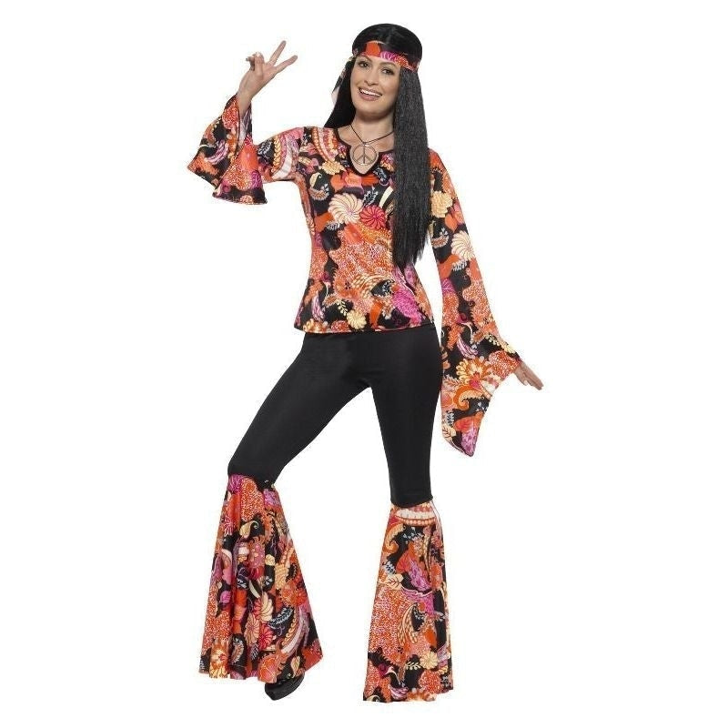 60s Willow The Hippie Costume Adult Multi Coloured_2