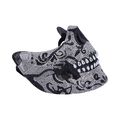 Jewelled Masquerade Silver 17.5cm Mask for Cosplay 5