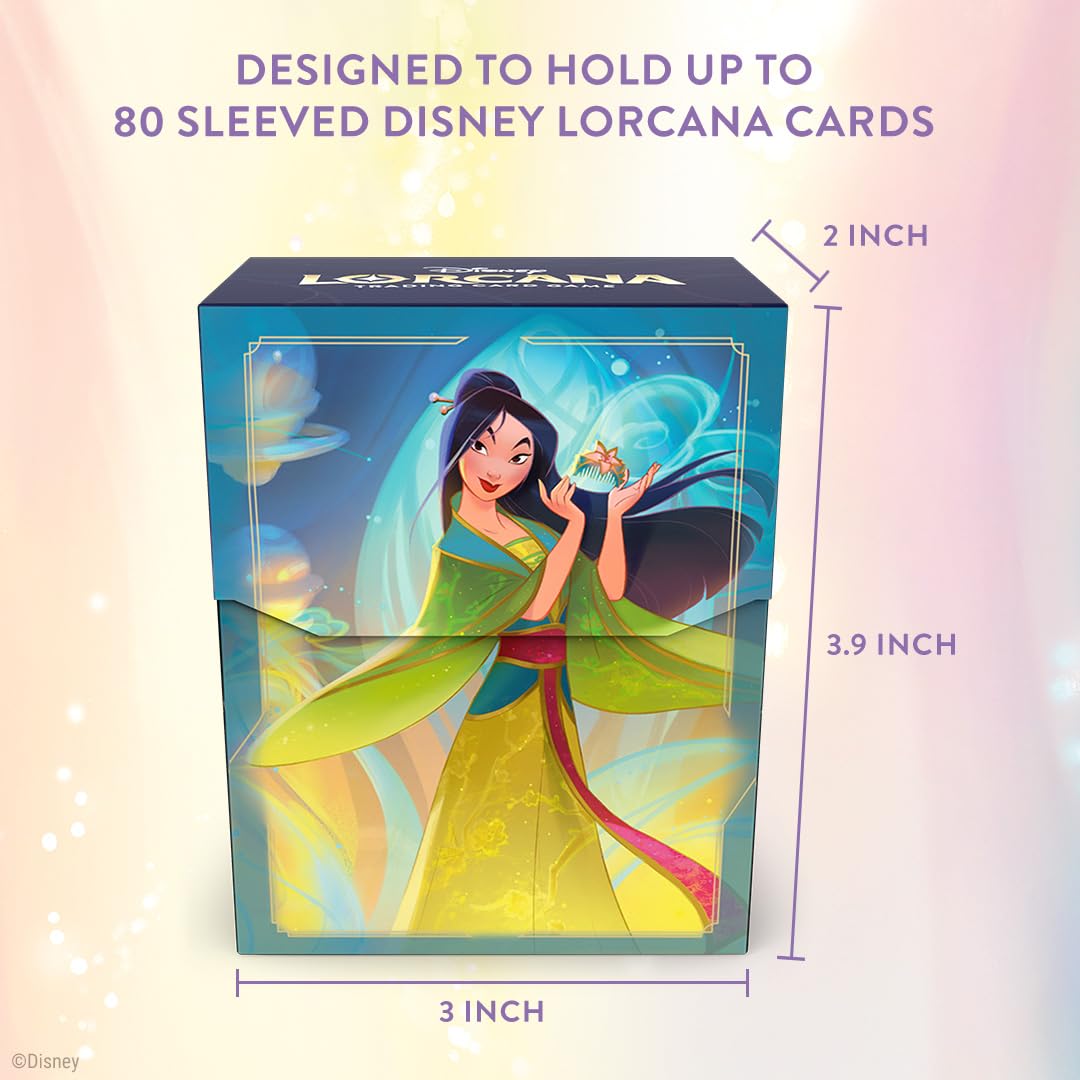 Disney Lorcana TCG Deck Case Mulan Set 9 Trading Card Game by Ravensburger 2