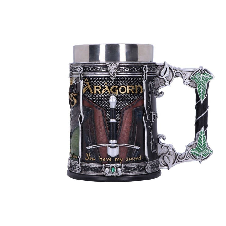 Lord of the Rings Fellowship Tankard 15.5cm Officially Licensed