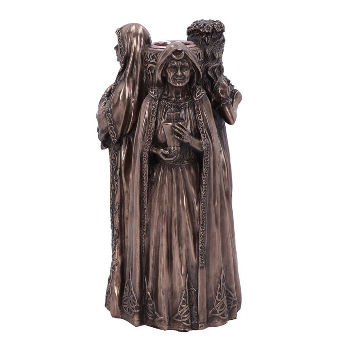Maiden Mother Crone Candle Holder 17cm