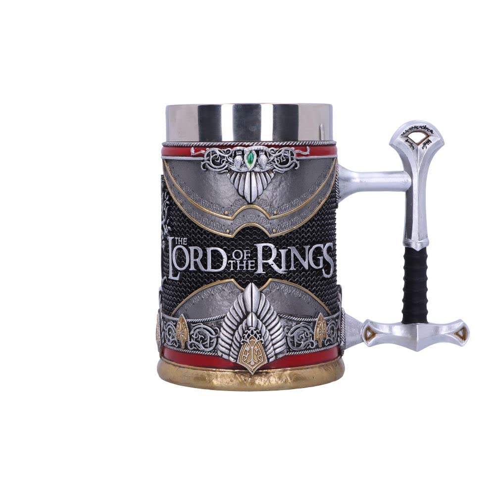 Lord of the Rings Aragorn Tankard 15.5cm Officially Licensed