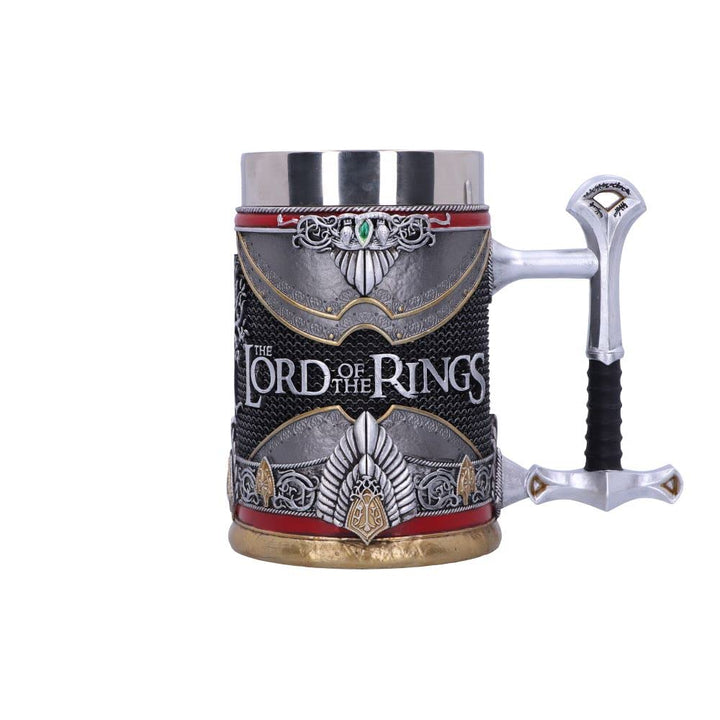 Lord of the Rings Aragorn Tankard 15.5cm Officially Licensed