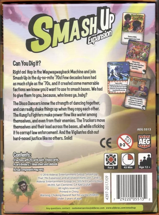Smash Up That 70s Card Game Expansion