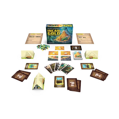 Incan Gold Recovering The Ancient Artifacts 2024 Edition with New Dangers Expansion 2