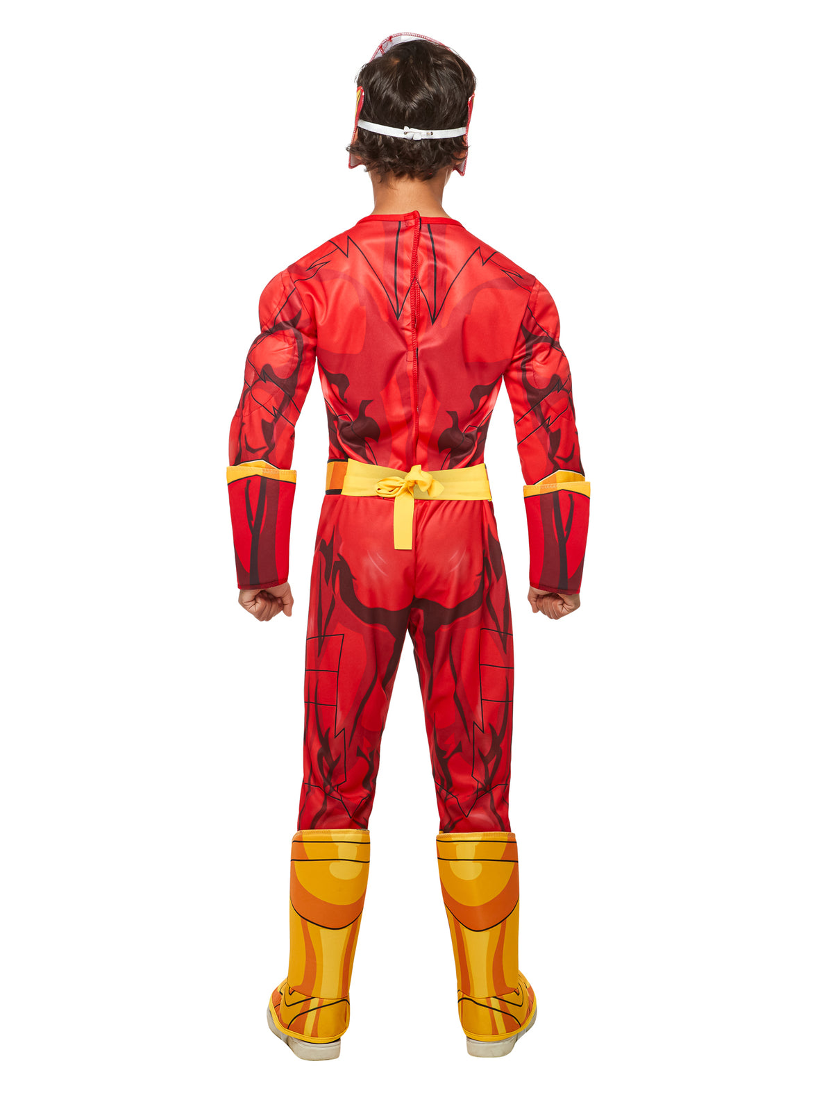 Flash Costume Photo Real Kids Deluxe Super Hero Suit 3