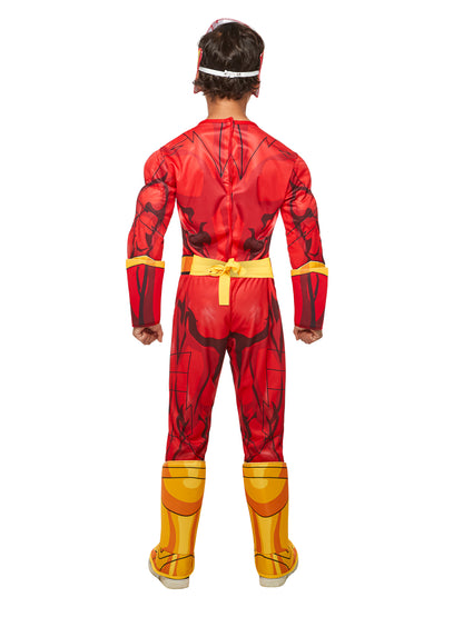 Flash Costume Photo Real Kids Deluxe Super Hero Suit 3
