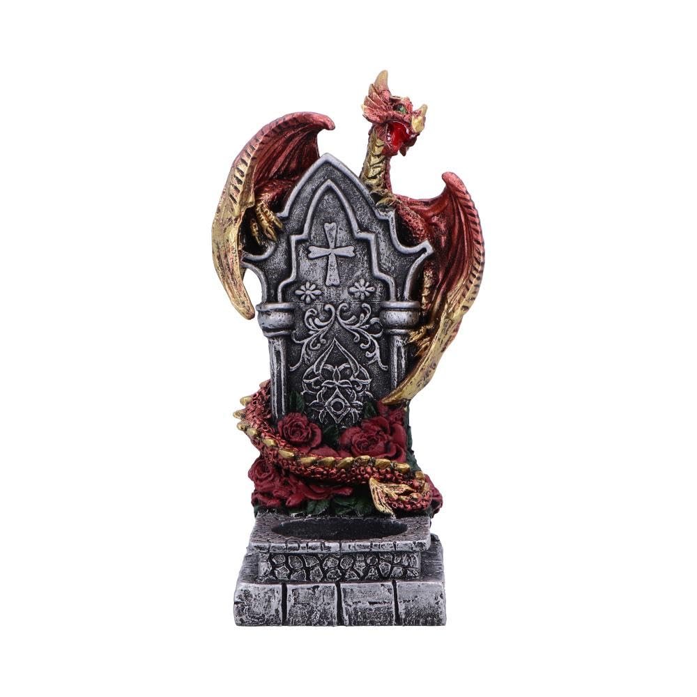 Light of the Dragon Red Ornamental Tealight Holder 16cm