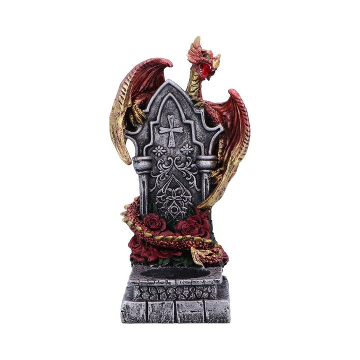 Light of the Dragon Red Ornamental Tealight Holder 16cm