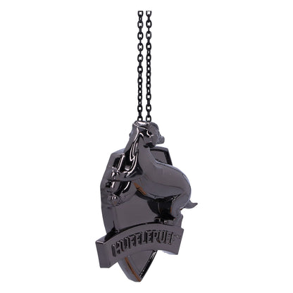 Harry Potter Hufflepuff Crest Silver Weighted Hanging Ornament 6cm 4