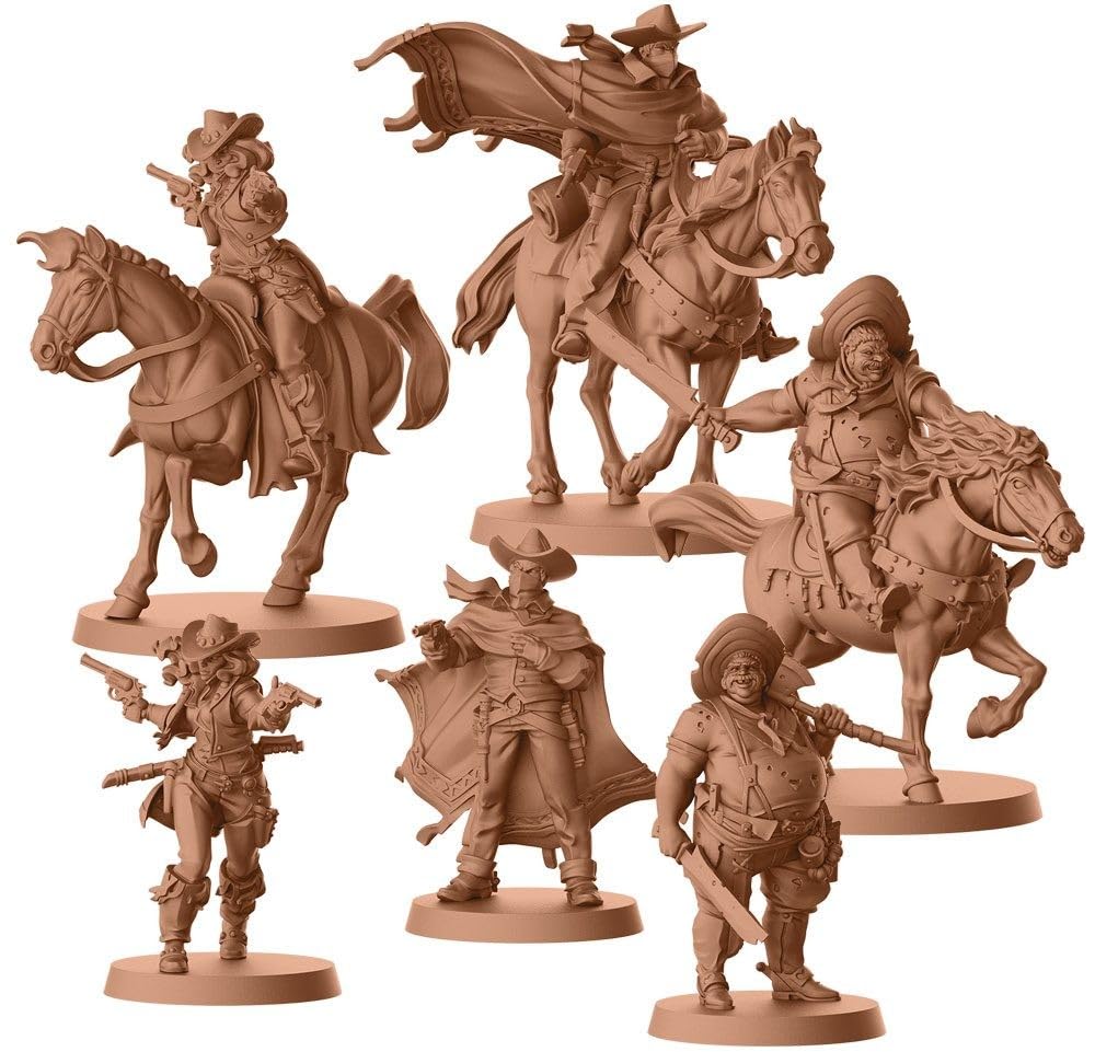 Zombicide Running Wild Expansion Ride or Die Undead West Cooperative Strategy Game 4