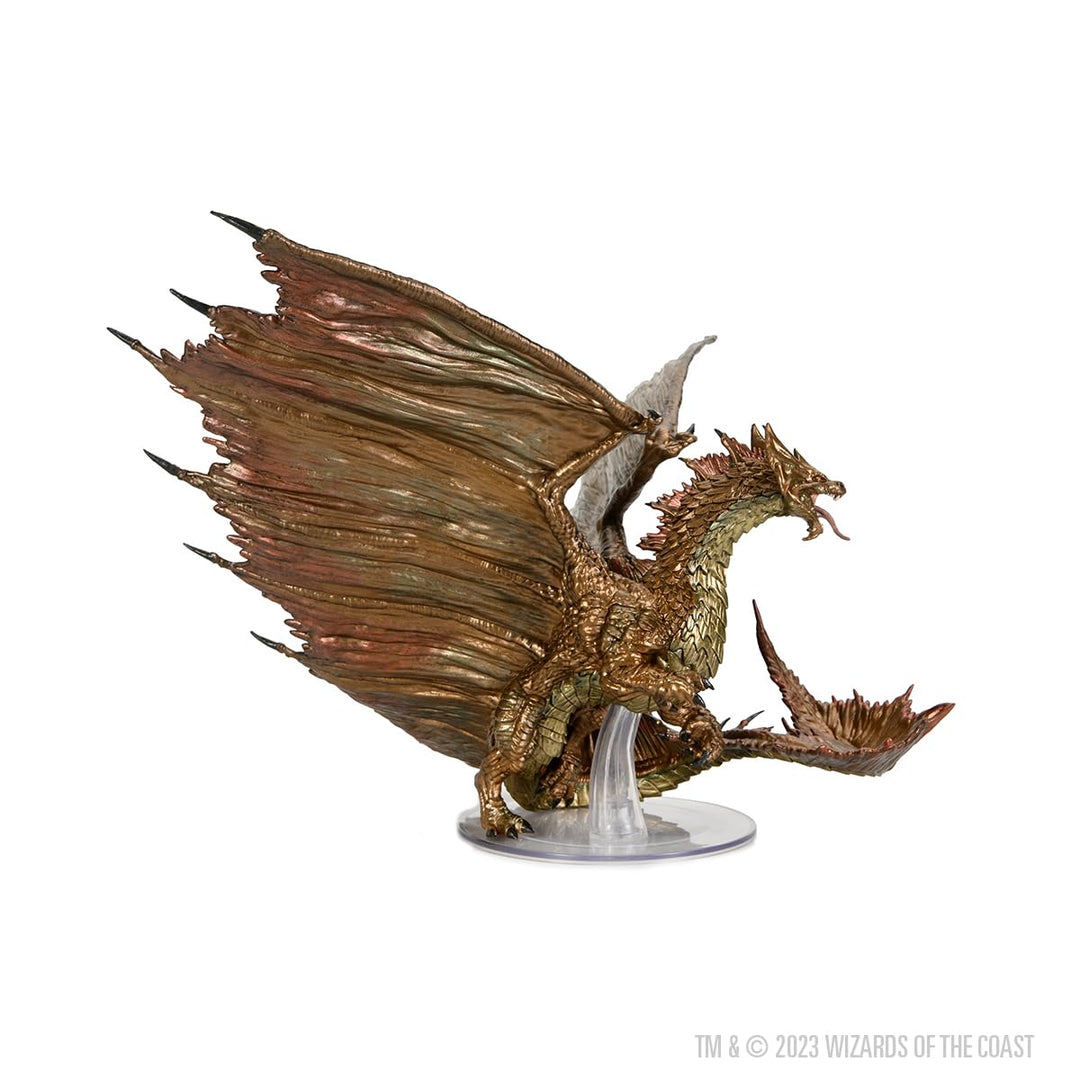 WizKids D&D Icons of The Realms: Adult Brass Dragon Dungeons and Dragons Miniatures