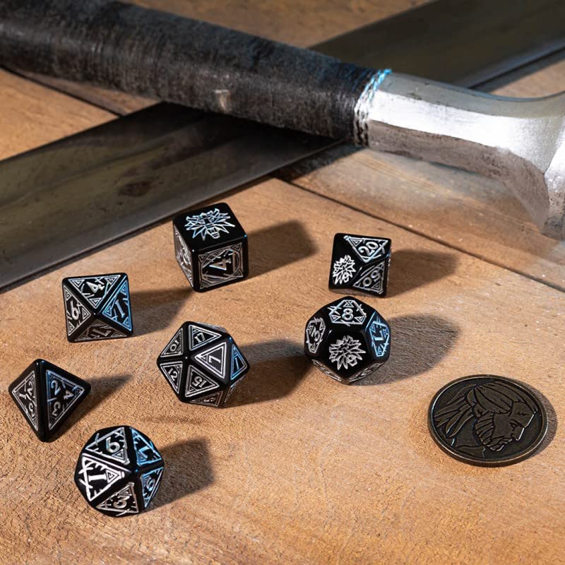 Q-Workshop The Witcher Dice Set. Geralt - Silver Sword