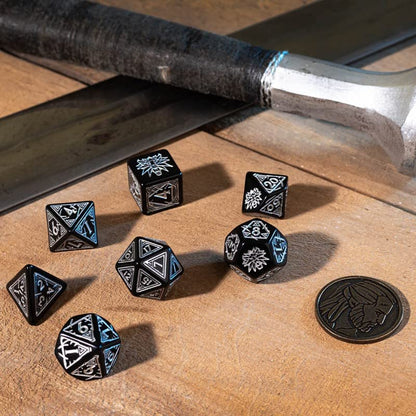 Q-Workshop The Witcher Dice Set. Geralt - Silver Sword 3