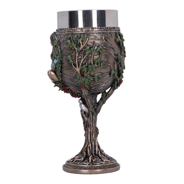 Bronze Mother Earth Goblet 20cm