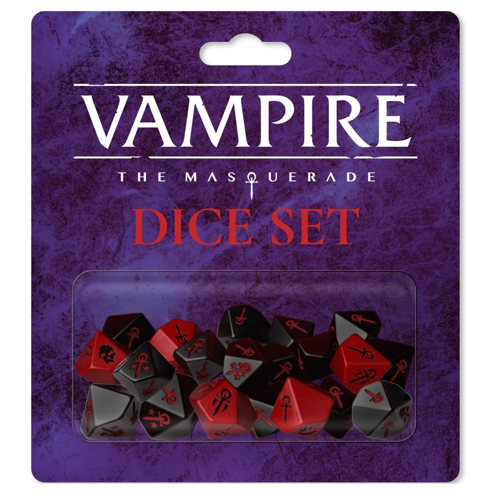 Vampire the Masquerade Dice Set by Renegade Game Studio 2