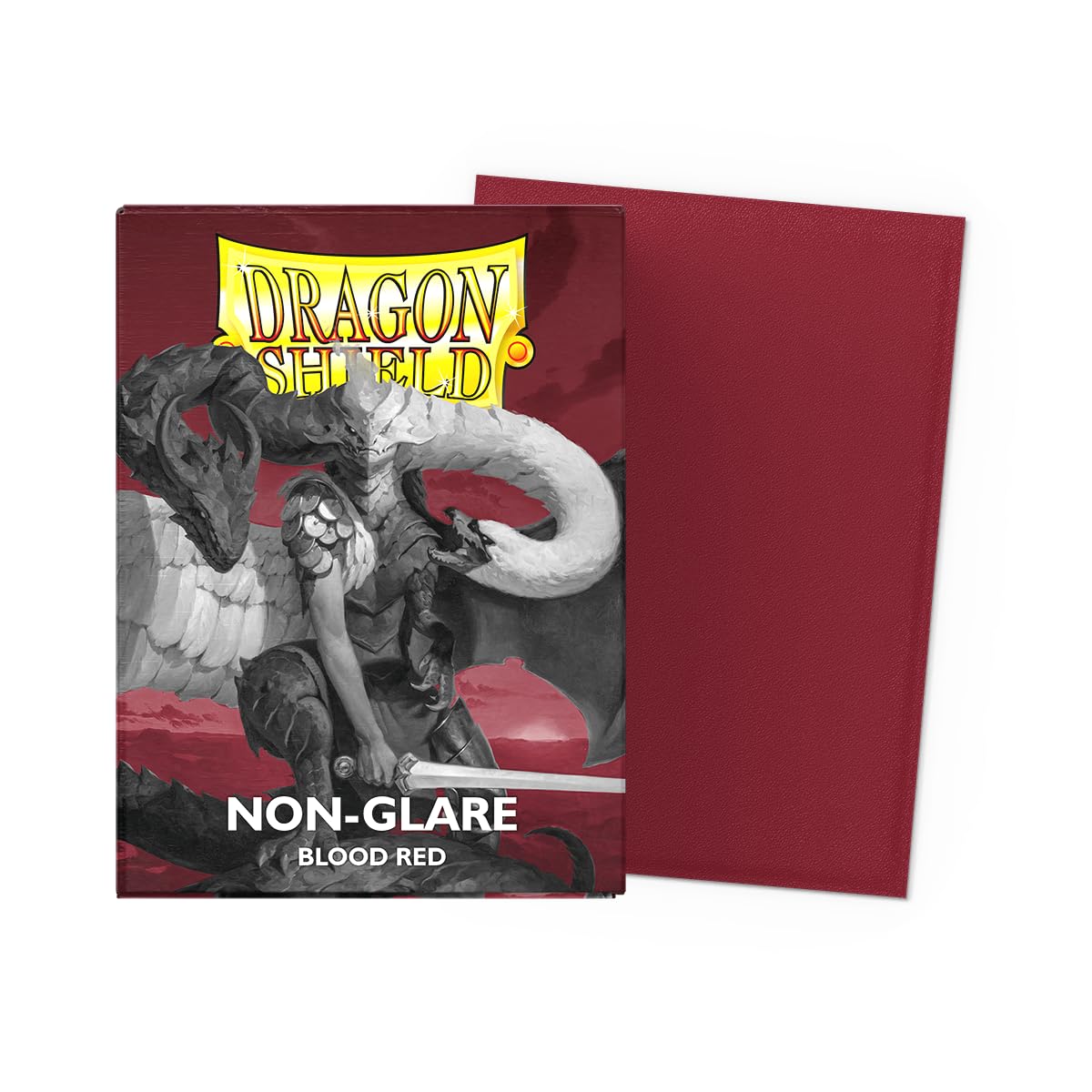 UNIT Dragon Shield Matte Non Glare Sleeves Standard Size Blood Red 100 Gaming Accessory by Arcane Tinmen 2