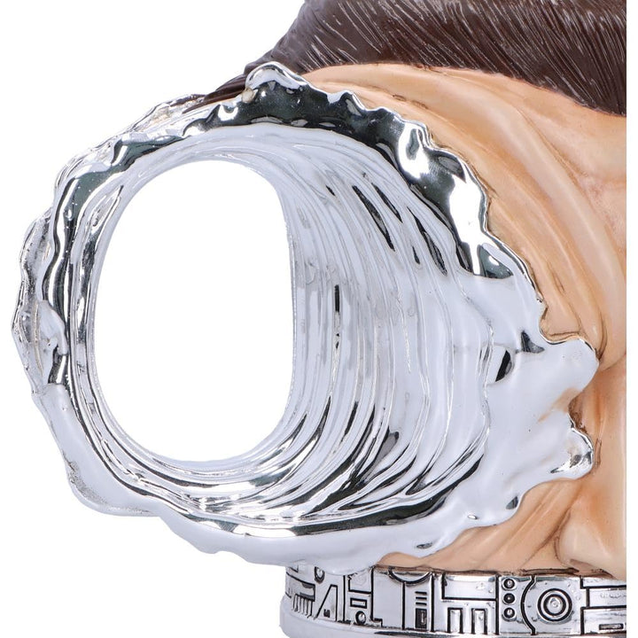 Terminator T1000 Head with Bullet Hole Collectible Tankard T-1000 18.5cm