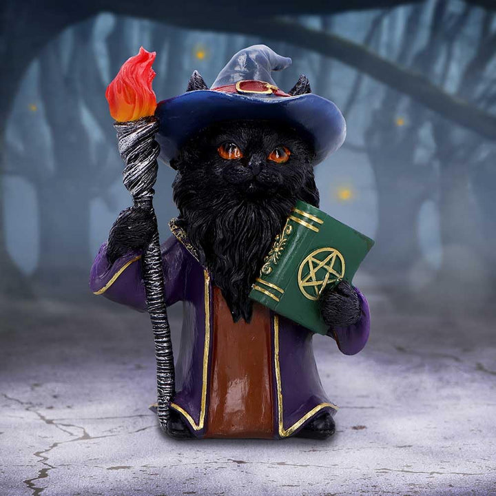 Magnus a Fantasy Wizard Cat Figurine 15cm