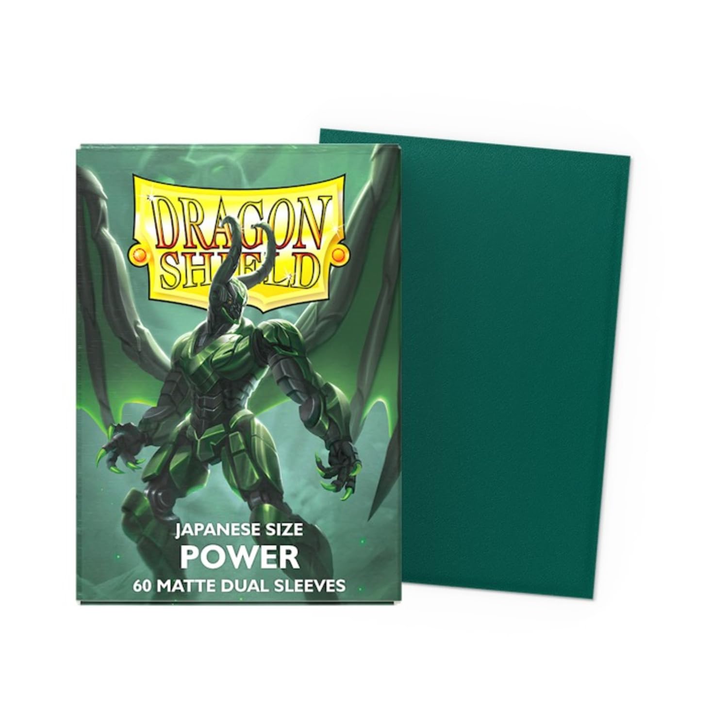 UNIT Dragon Shield Matte Dual Sleeves Japanese Size Power 60 Gaming Accessory by Arcane Tinmen 1