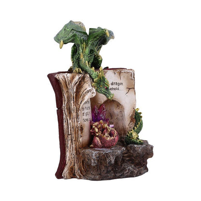 Hoard Finders Dragon with Book Crystal Figurine 20.8cm 3