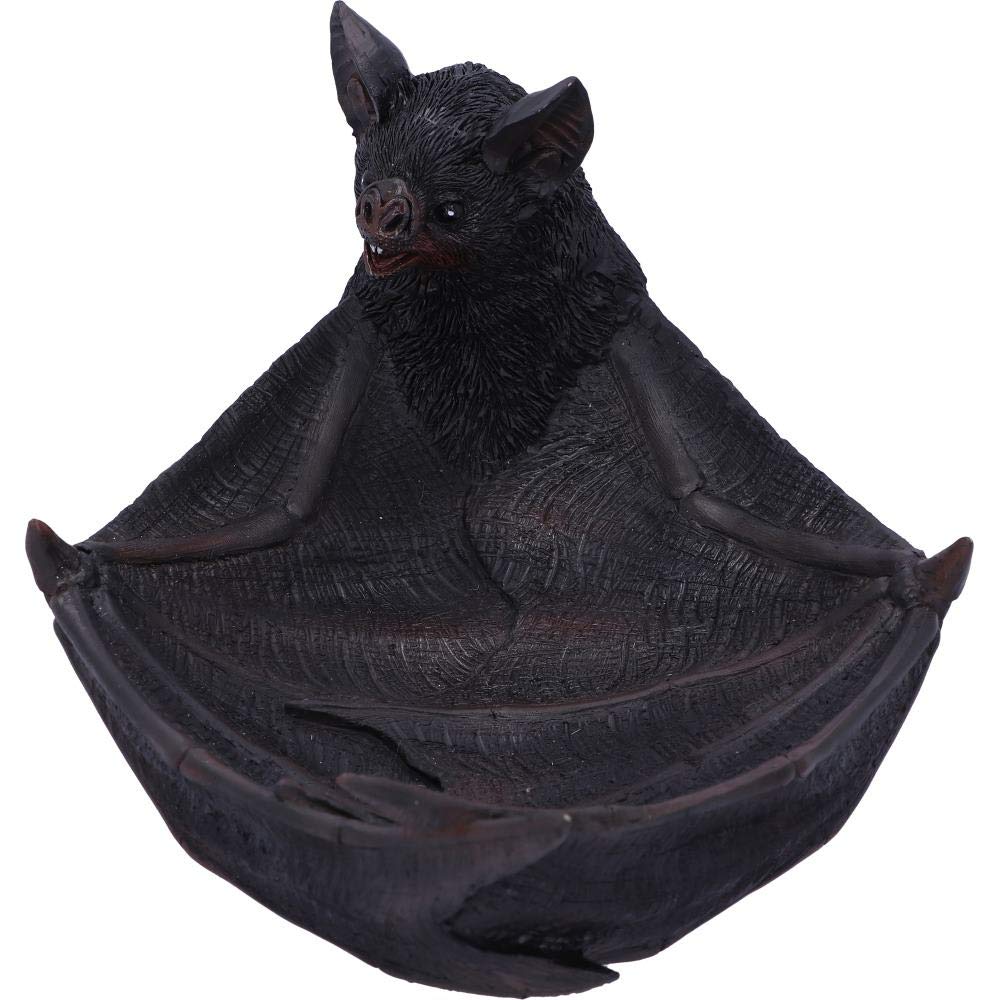 Winged Watcher Bat Trinket Holder Jewellery Dish 24.1cm 7