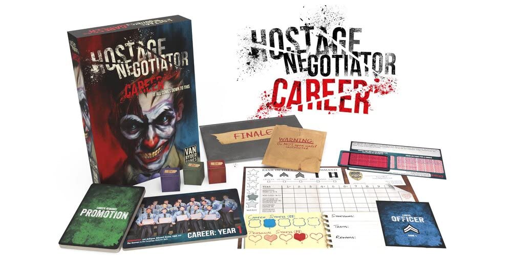 Van Ryder Games Hostage Negotiator: Career – A Game Expansion 30+ Minutes of Gameplay for 1 Player – for Teens and Adults Ages 15+ - English Version, (VANVRG333) 2