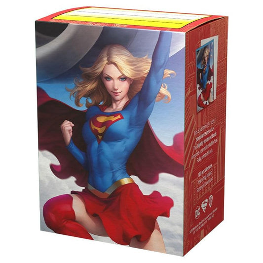 Superman Series Brushed Art Standard Sleeves - Supergirl (100 ct.) 1