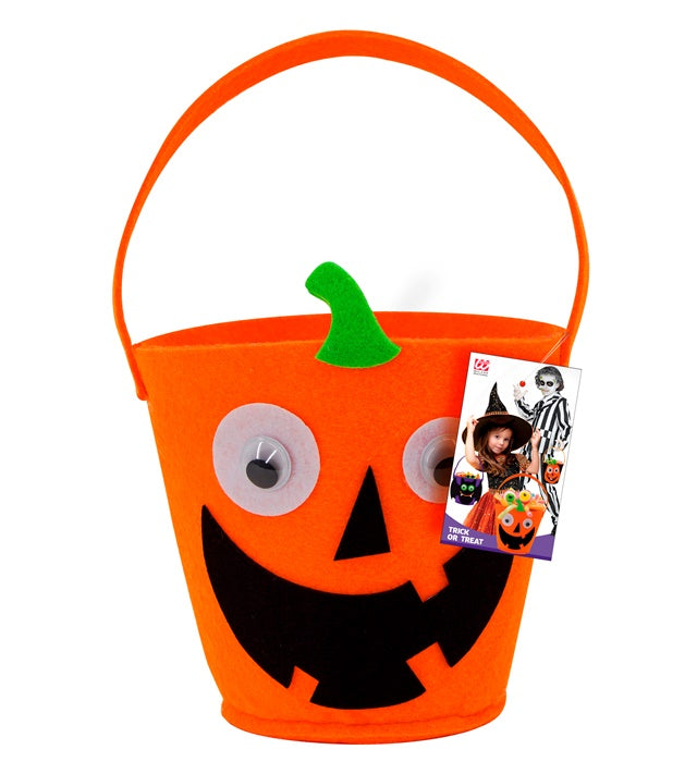 Pumpkin Trick Or Treat Basket