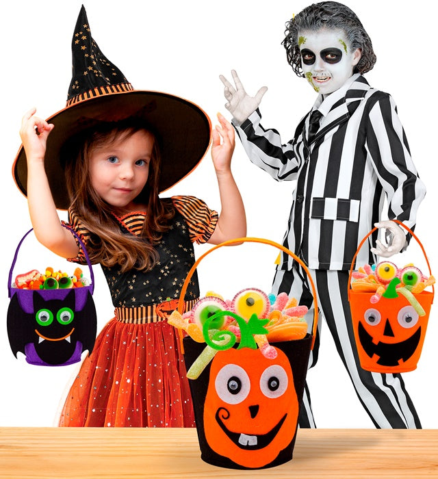 Pumpkin Trick Or Treat Basket