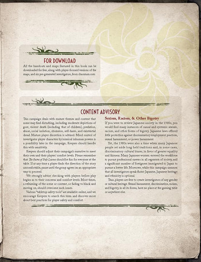 The Sutra Of Pale Leaves Twin Suns Rising Call Of Cthulhu Roleplaying Game by Chaosium 2