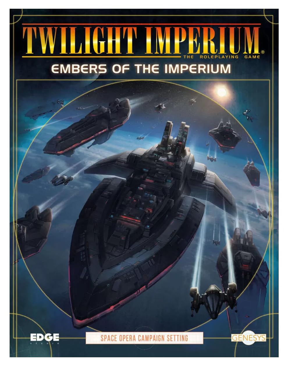Genesys Roleplaying Game Embers of The Imperium SOURCEBOOK | Strategy Game | Narrative Adventure Game for Adults | Ages 14+ | 2-8 Players | Avg. Playtime 1+ Hours | Made by EDGE Studio 1