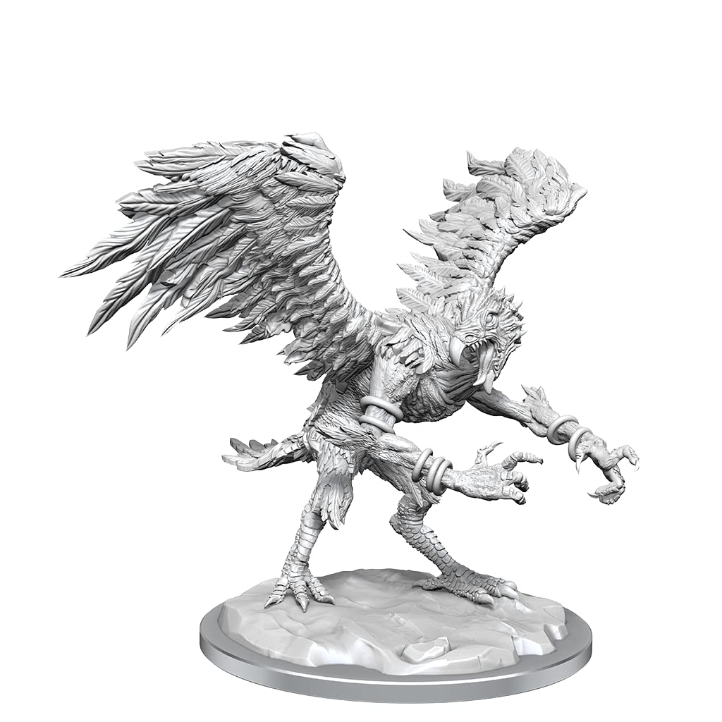 D&D Frameworks Vrock Unpainted and Unassembled Miniature 6