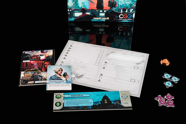 Under Falling Skies Solo Board Game by Czech Games Edition