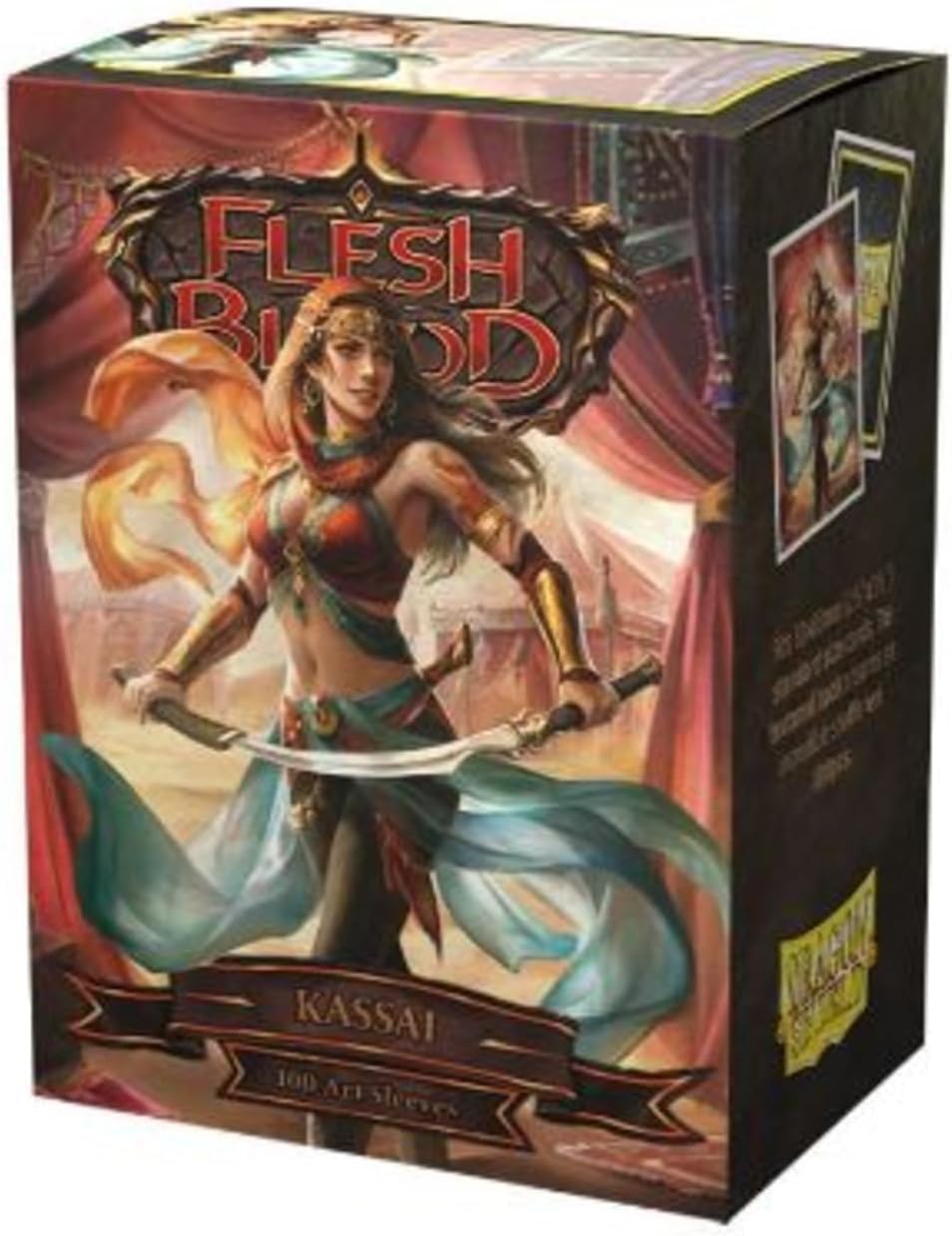 Arcane Tinmen Standard Brushed Art Sleeves - Flesh & Blood - Kassai (100)