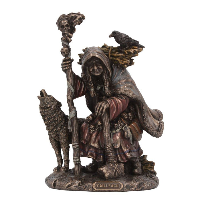 Cailleach Celtic Goddess Bronze Figurine 18.5cm