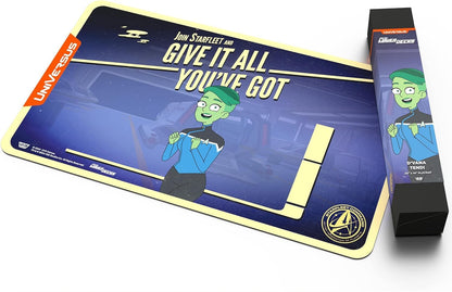 UniVersus: Star Trek: Lower Decks - D’Vana Tendi Playmat - 24 x 14 Neoprene Mat, Tabletop Card Game Accessory, UVS Games, Officially Licensed 3