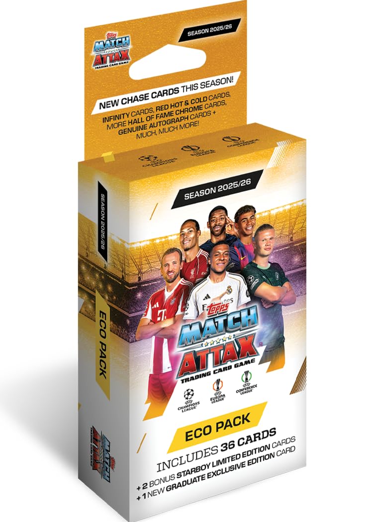 UCC Match Attax 2025 26 Eco Pack Board Game by Topps 1