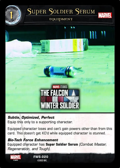 Upper Deck VS. System: The Falcon and The Winter Soldier 6