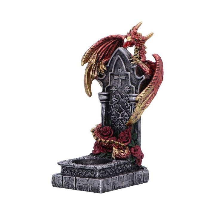 Light of the Dragon Red Ornamental Tealight Holder 16cm