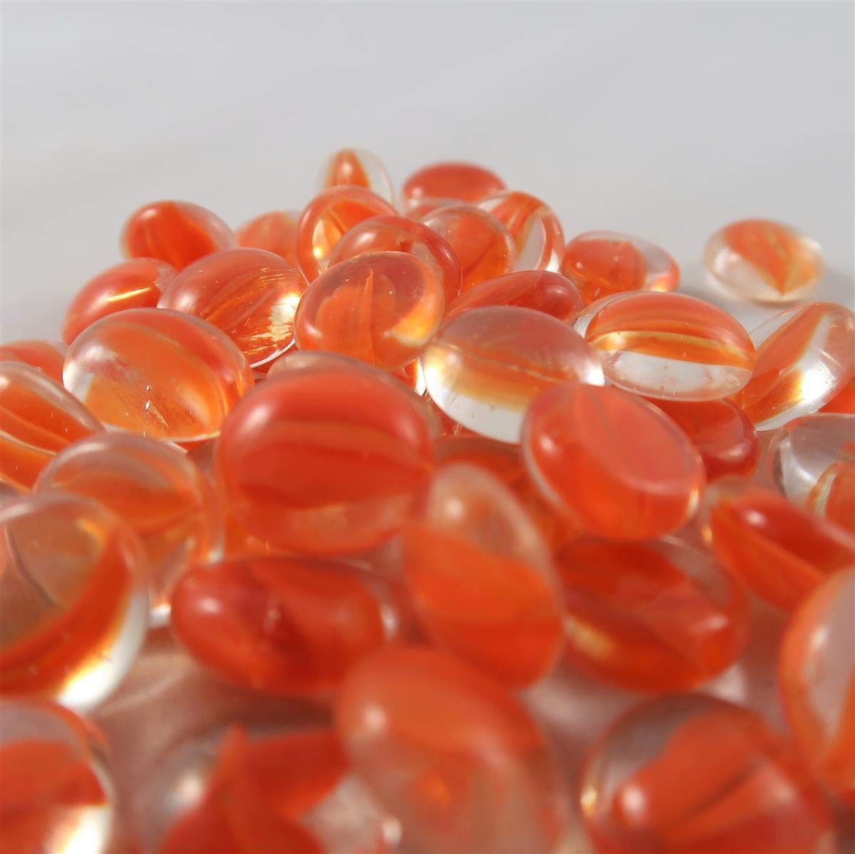 Glass Stones: Peach Catseye - Tube 1