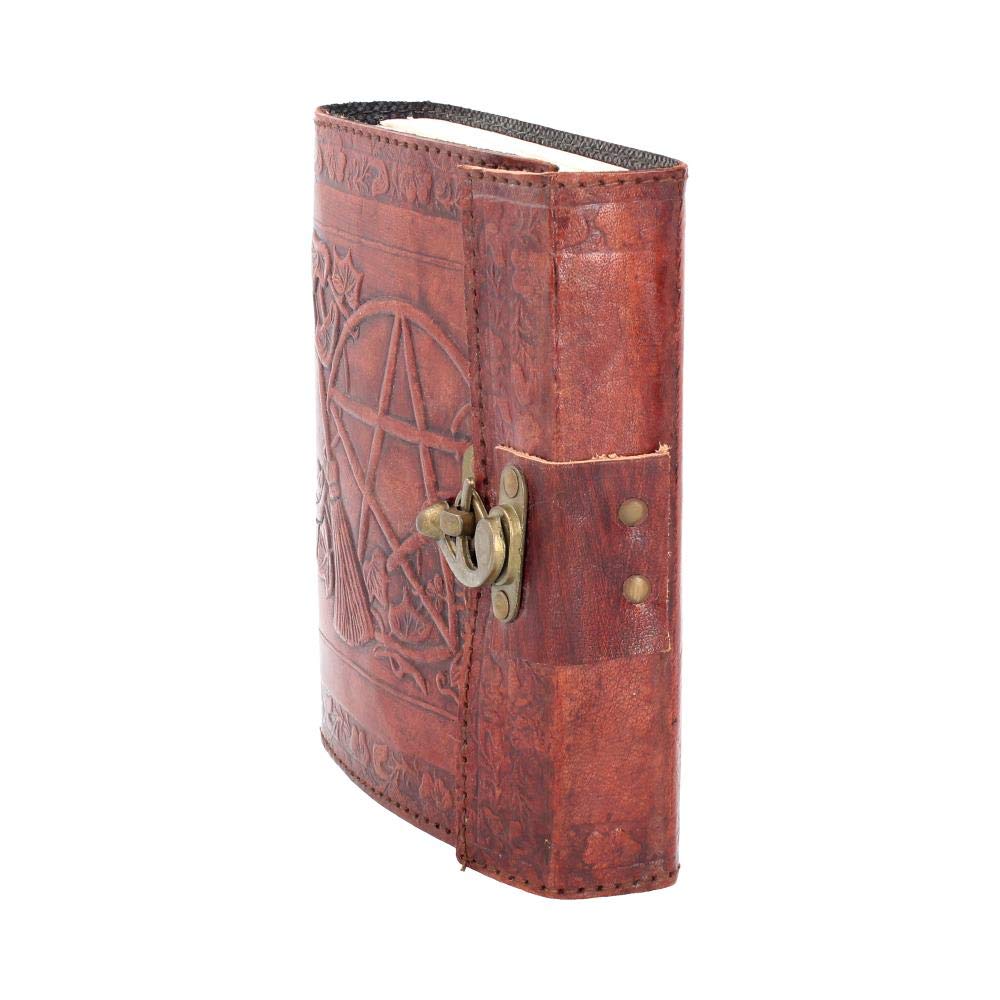 Nemesis Now Lockable Pentagram Leather Embossed Journal