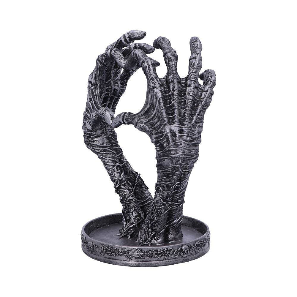 Gothic Mummified Love Heart Hands Jewellery Dish Holder 22cm