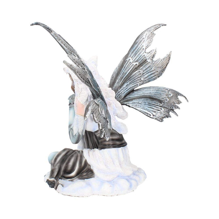 Fae Lore Winter Fairy Wearing Wolf Hide 30cm Fae-Lore.