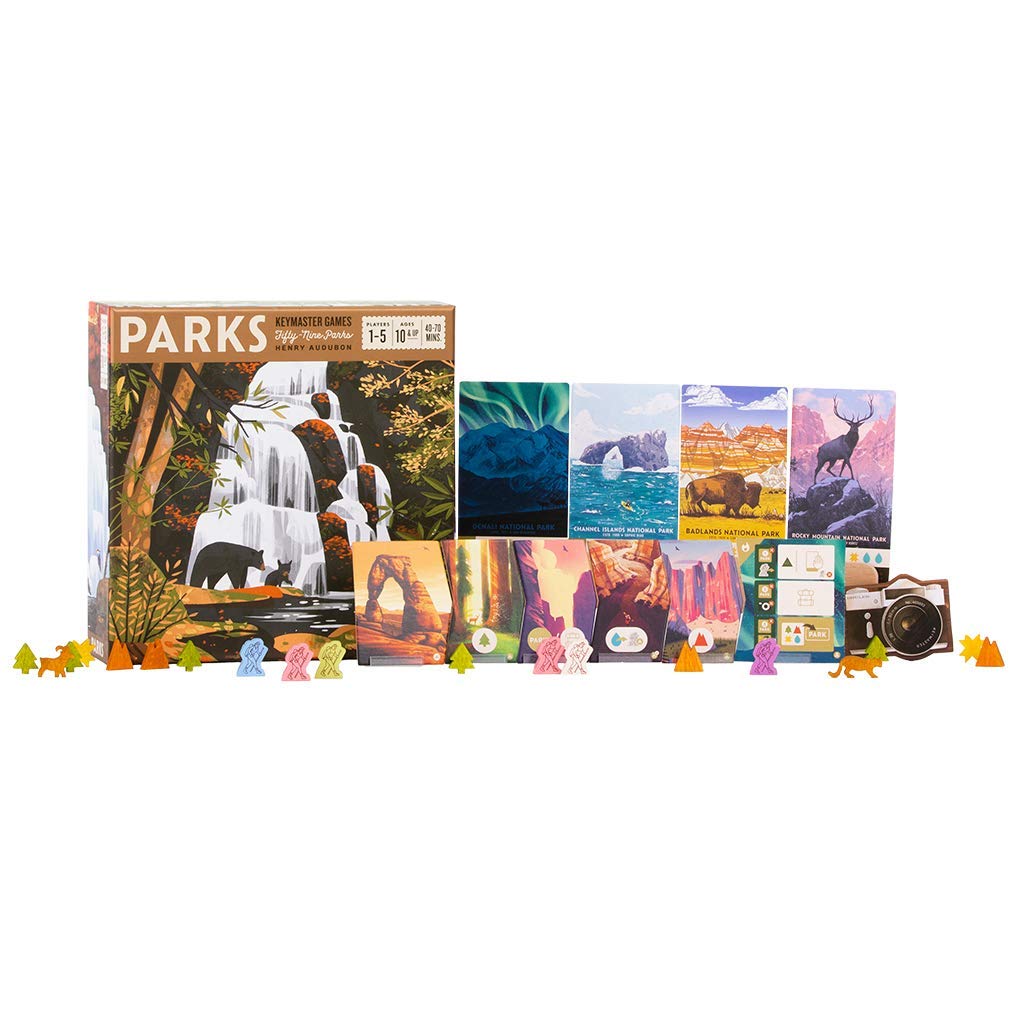 Keymaster Games Parks | Beautiful Strategy Game for Families, Adults, Kids or Solo | Explore Nature and The Outdoors by Hiking The US National Parks on Game Night | 1-5 Players | Ages 10+ 2