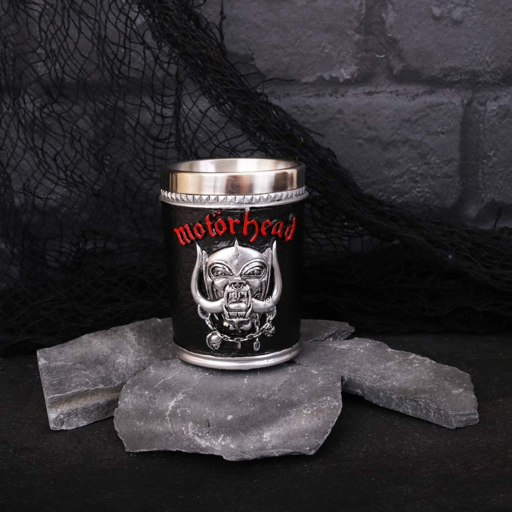 Motorhead Ace of Spades Warpig Shot Glass Merchandise 8cm Officially Licensed
