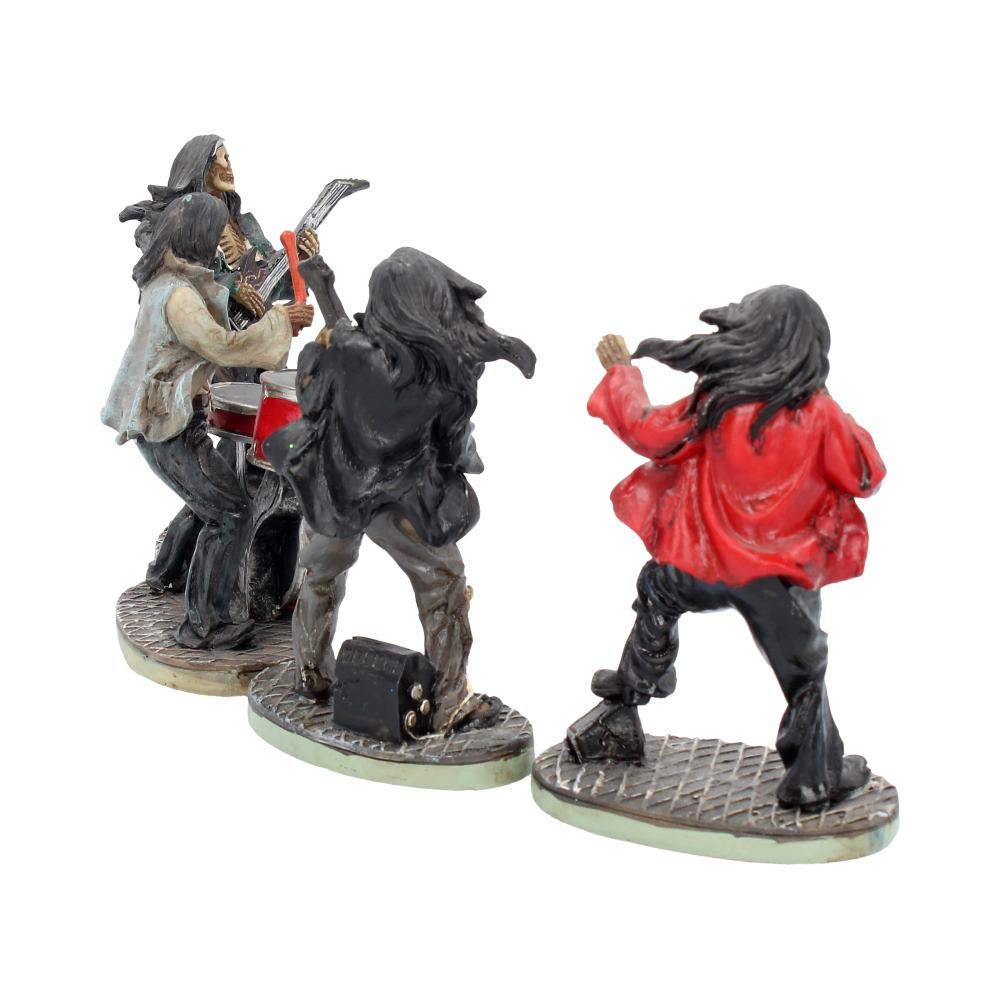 One Hell of a Band Figurine Set of 4 Drummer Bassist Guitarist Vocalist Ornaments 10cm