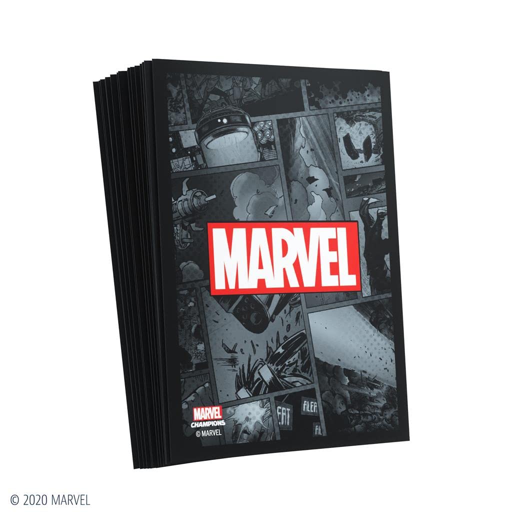 Marvel Champions Art Sleeves Marvel Black 50 Ct Card Sleeve 3