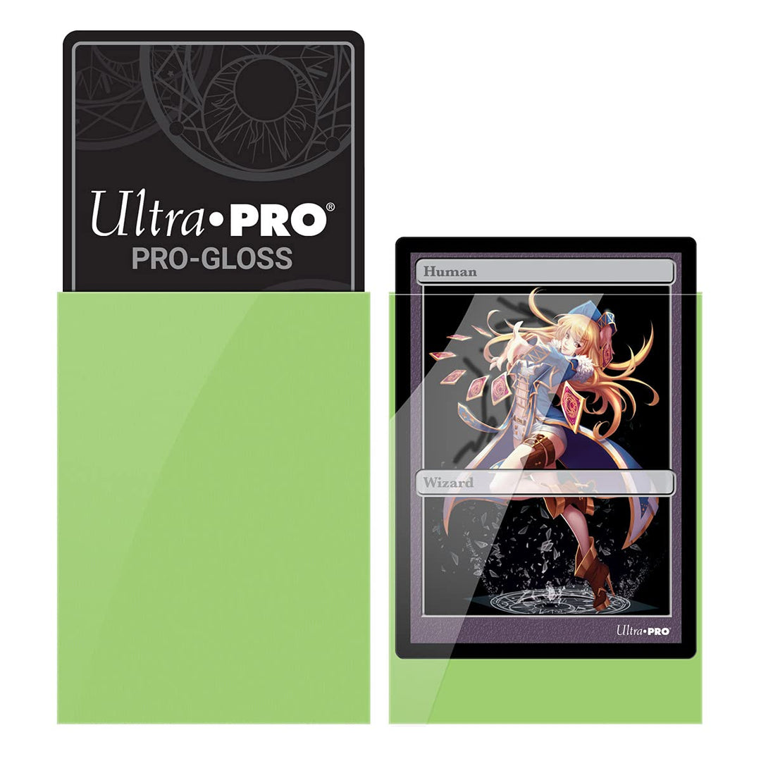 Ultra Pro Sleeves 60 d10 Card Game (Lime Green)