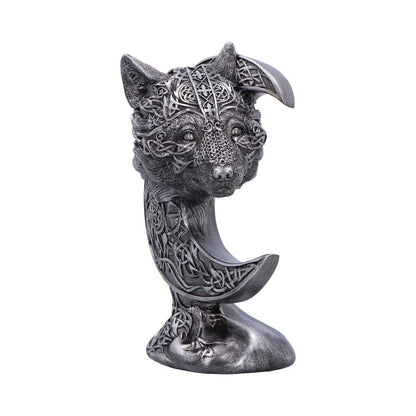 Celtic Crescent Wolf and Moon Ornament 25cm 2